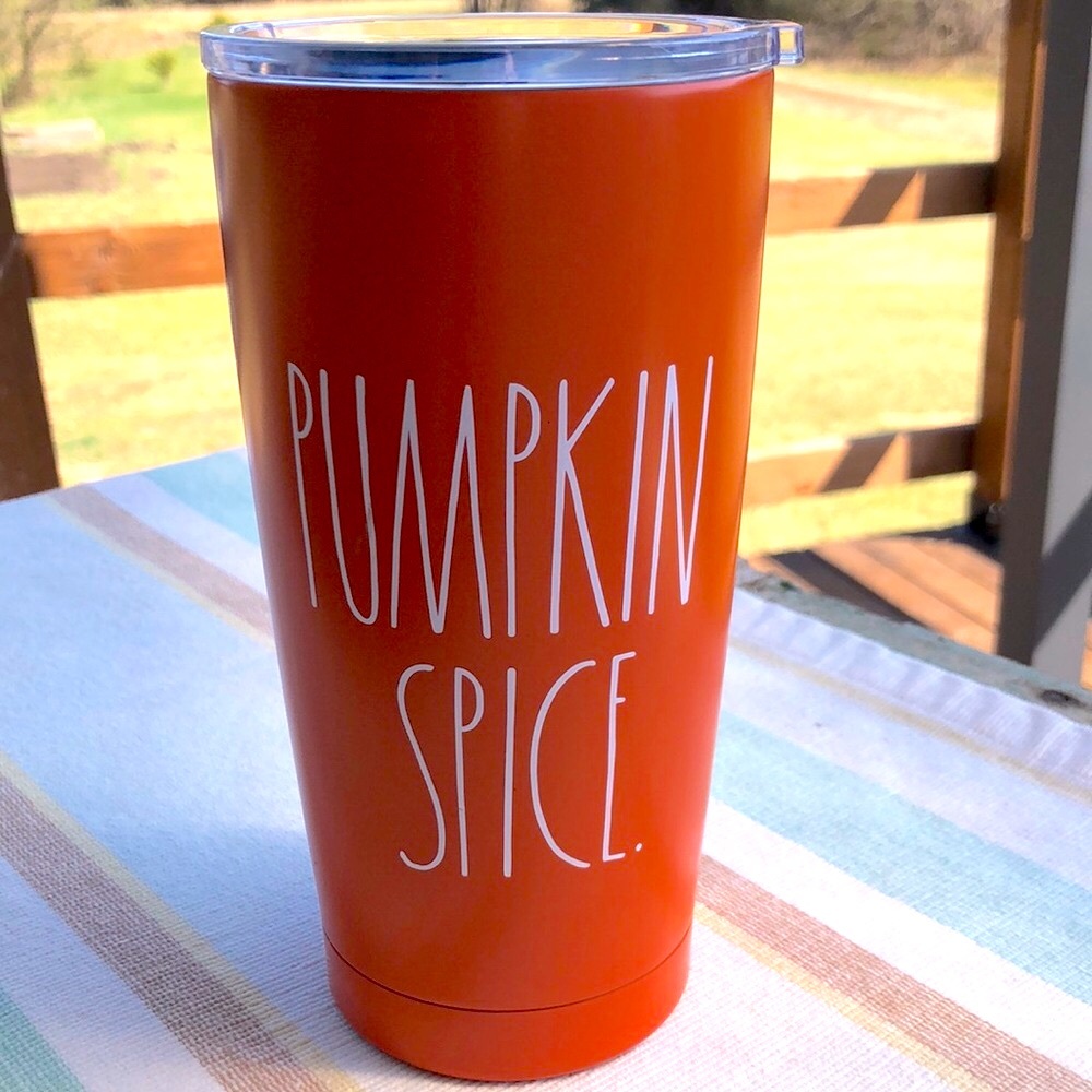 Rae Dunn NWOT PUMPKIN SPICE Tumbler